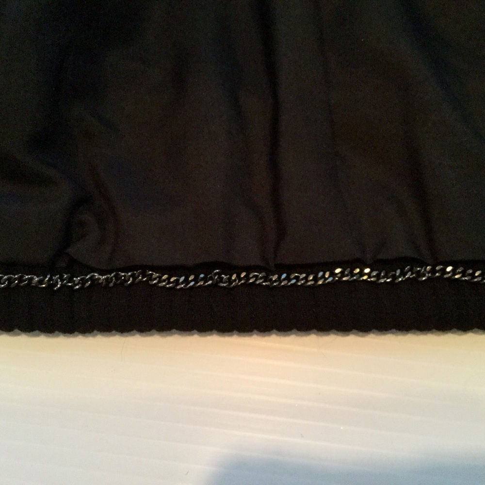 SOLD❤️CHANEL Black wool shorty jacket 36 zip front - Picture 7 of 8